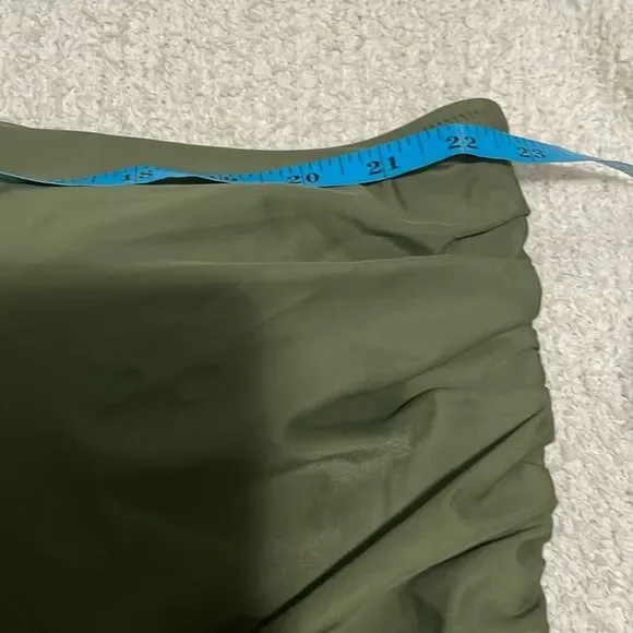 NWT- J Crew- 24+ One Shoulder One Piece Ruched Swimsuit - Picture 7 of 10